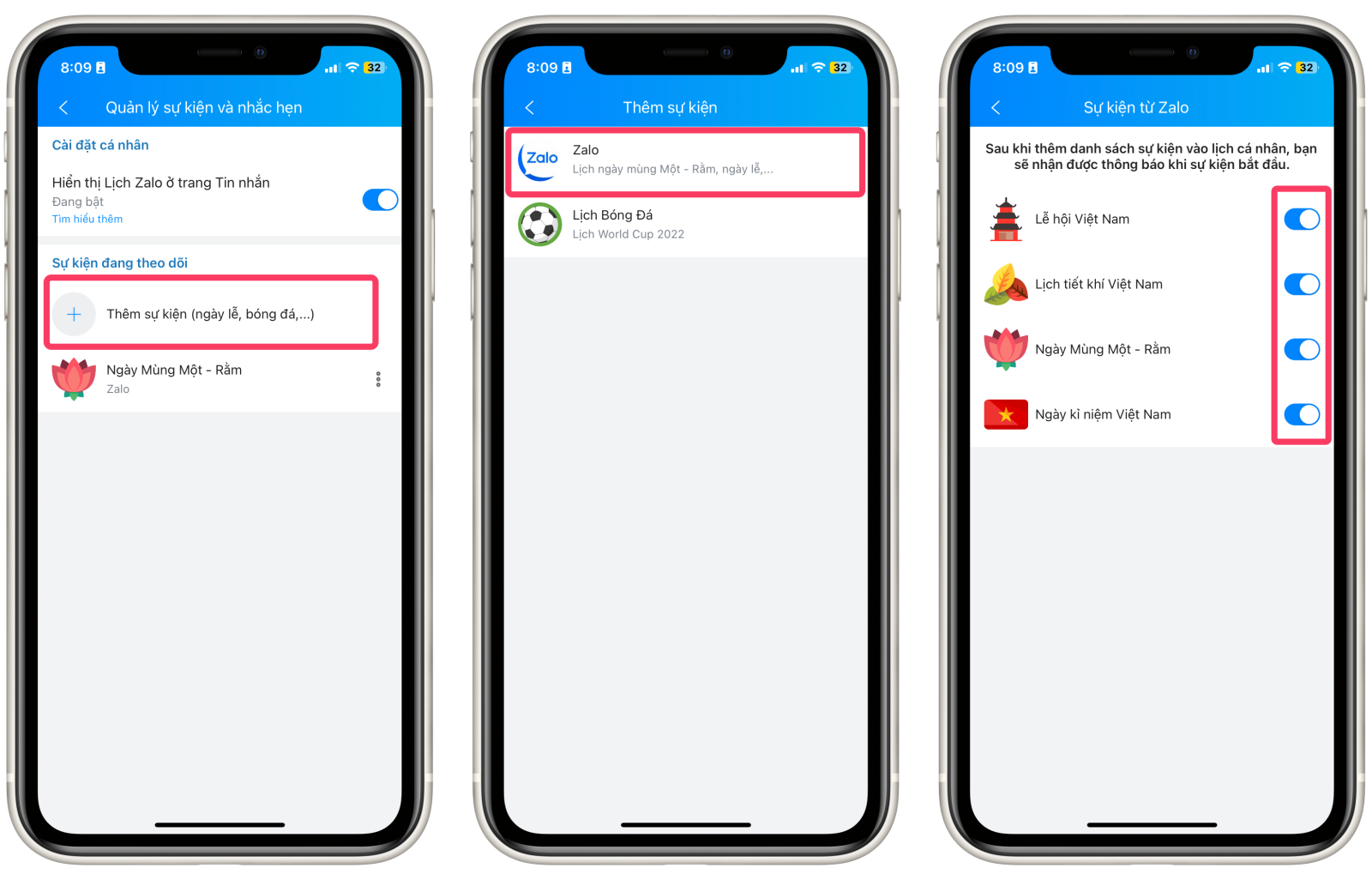 Cách theo dõi lịch âm và ngày rằm mùng một trên Zalo - Ảnh 6