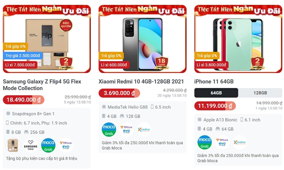 Mua điện thoại dịp Tết 2023 - Ảnh 01