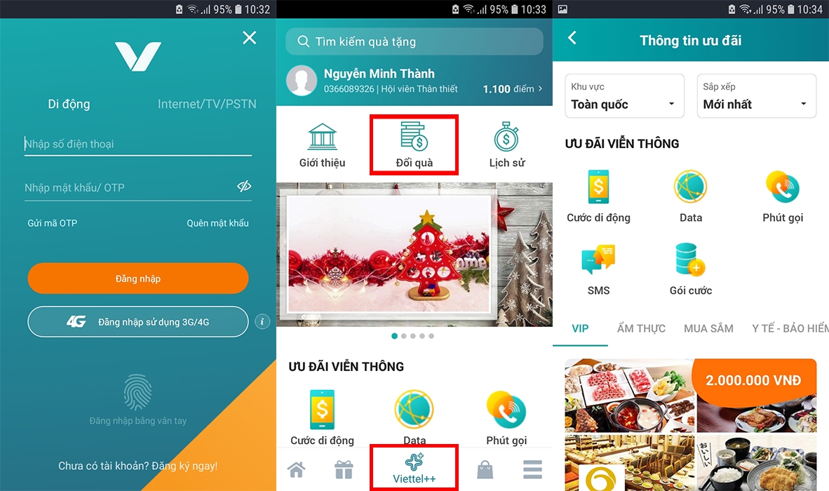 Hãy đăng nhập My Viettel trước khi sử dụng