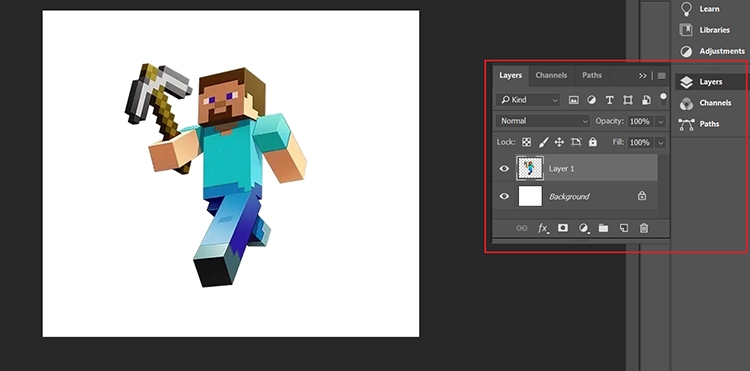 Bảng giao diện layer