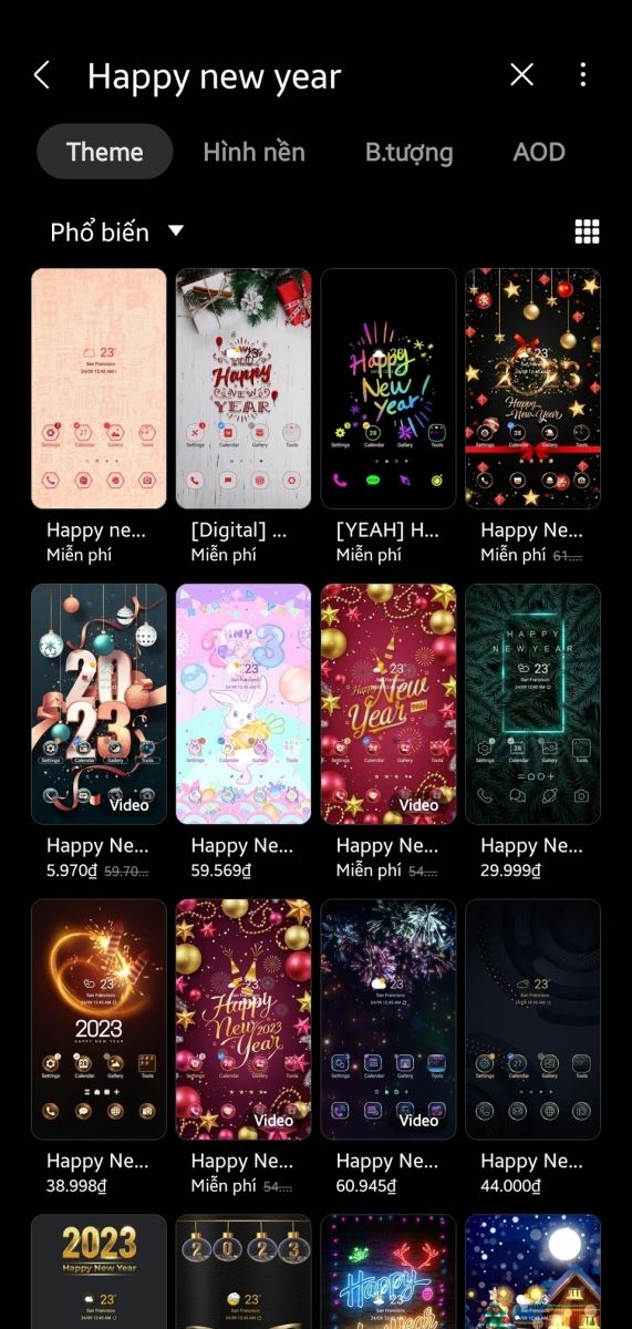 Hướng dẫn cách cài theme, icon tết trên điện thoại cực đơn giản hình 4
