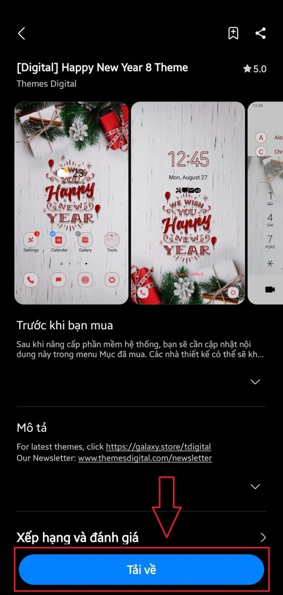 Hướng dẫn cách cài theme, icon tết trên điện thoại cực đơn giản hình 5