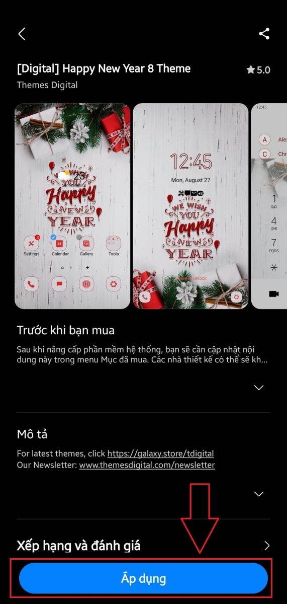 Hướng dẫn cách cài theme, icon tết trên điện thoại cực đơn giản hình 6