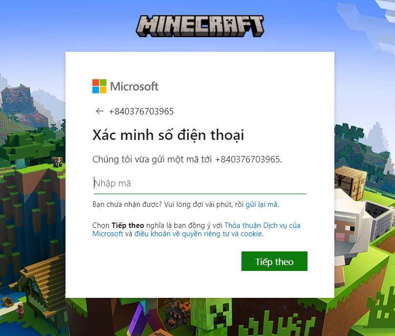Hướng dẫn cách tạo tài khoản Minecraft (Ảnh 7)