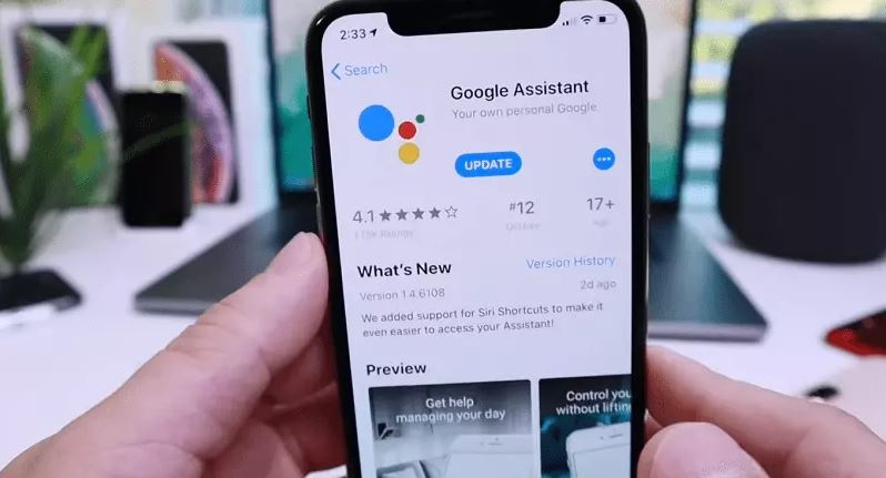 cách nói chuyện với chị Google trên iPhone