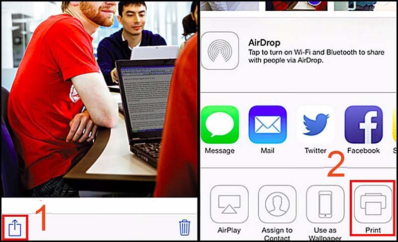 Cách kết nối máy in với điện thoại iphone (Ảnh 2)