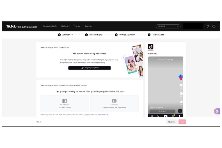 Tạo nội dung quảng cáo TikTok Ads