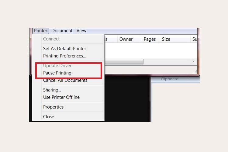 Sửa lỗi máy in bị pause (Ảnh 2)