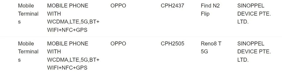 OPPO Reno8 T 5G đạt chứng nhận (ảnh 2)