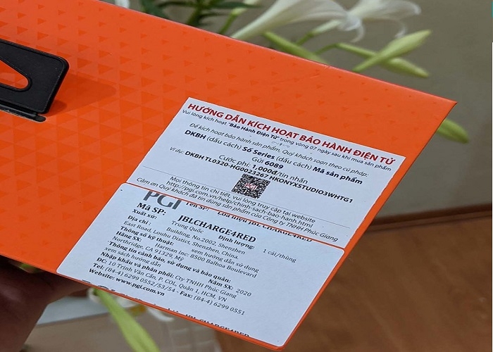 Phân biệt loa JBL thật và giả căn cứ theo tem bảo hành