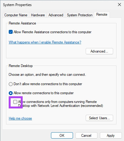 7 cách khắc sửa lỗi xác thực máy tính từ xa trên Windows 11 (11)