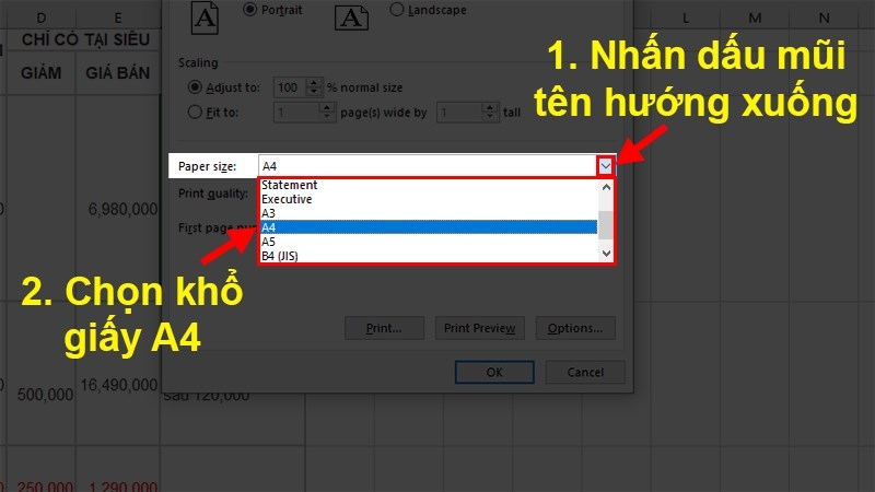Cách in ngang giấy A4 file Excel (Ảnh 6)