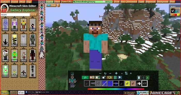 Cách tạo skin Minecraft