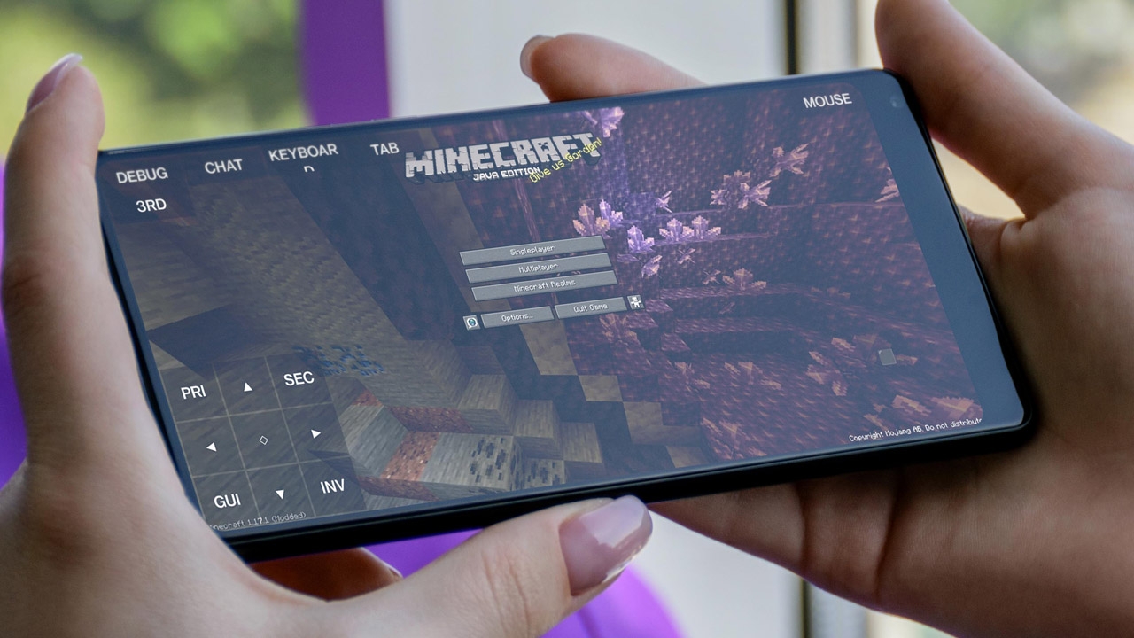 Cấu hình chơi Minecraft trên điện thoại