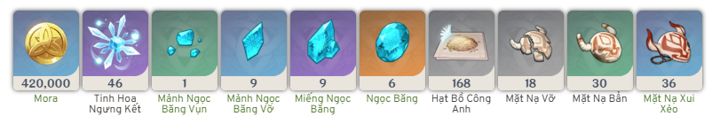 Đột phá Eula Genshin Impact