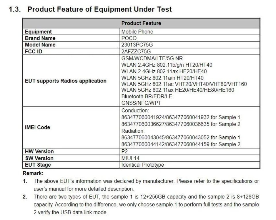 POCO F5 Pro đạt chứng nhận FCC (ảnh 1)