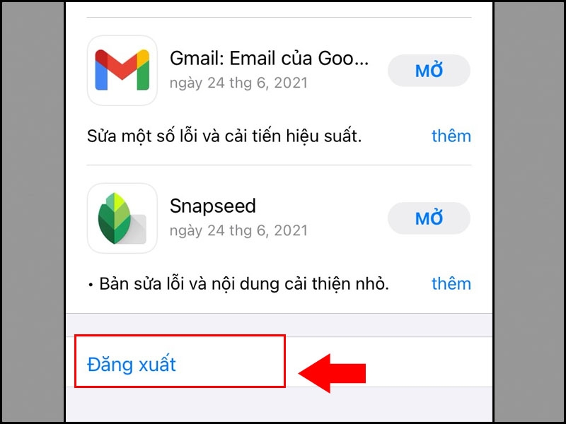 cách đăng nhập iTunes Store trên iPhone