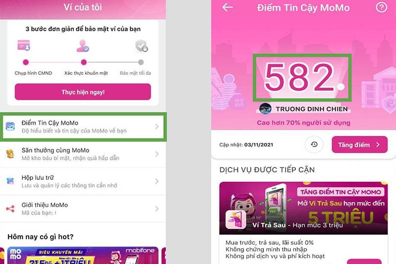 Điểm tin cậy Momo (Ảnh 6)