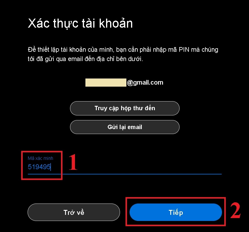 tạo tài khoản Samsung TV