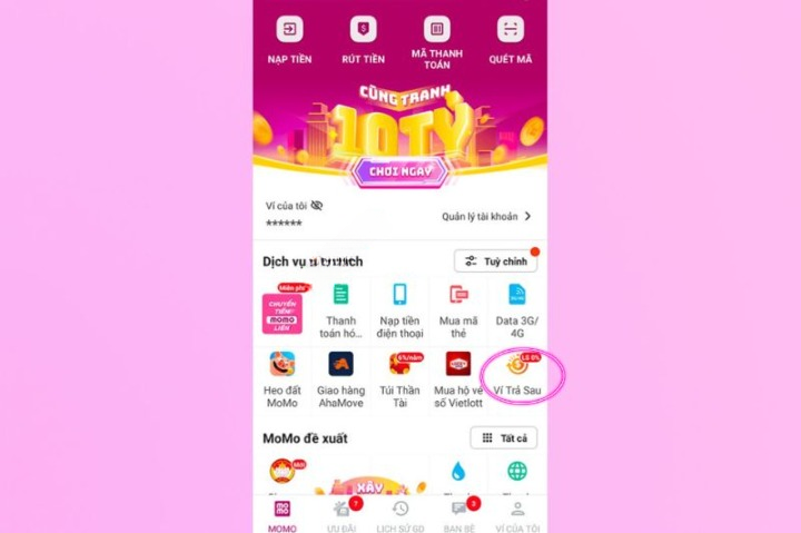 Cách ứng tiền Momo (Ảnh 6)