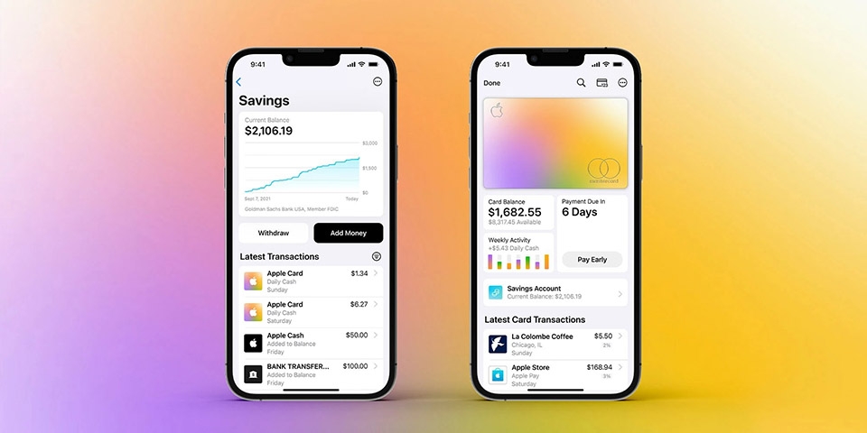 Tài khoản tiết kiệm trong Apple Card