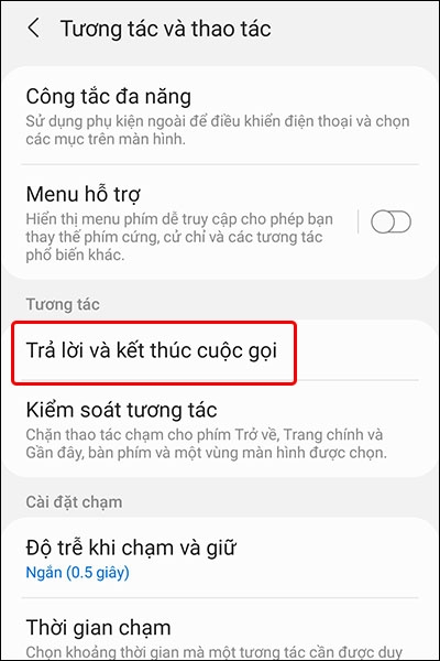 Cách đọc lớn tên người gọi khi có cuộc gọi đến trên điện thoại Samsung