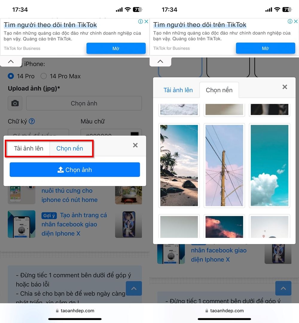 Cách tạo hình nền trang trí Dynamic Island 2