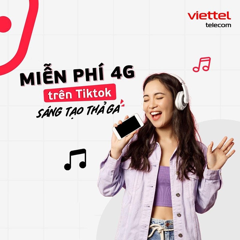 Chia sẻ bạn cách xem TikTok không giới hạn với gói cước TikTok của Viettel 1