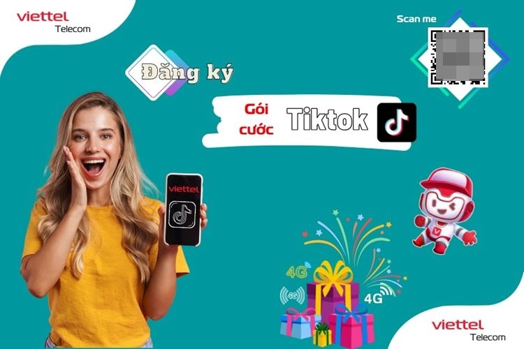 Chia sẻ bạn cách xem TikTok không giới hạn với gói cước TikTok của Viettel 2