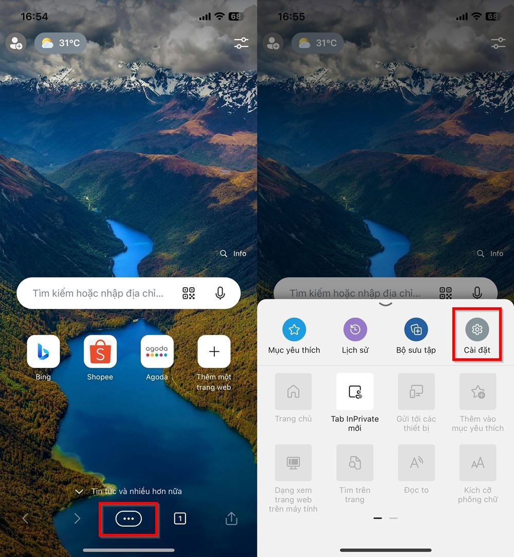 Cách bật bảo vệ tab riêng tư Microsoft Edge trên iPhone 1