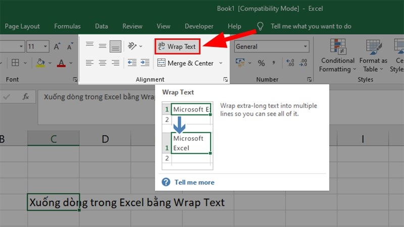 Sửa lỗi không xuống dòng được trong Excel (ảnh 12)
