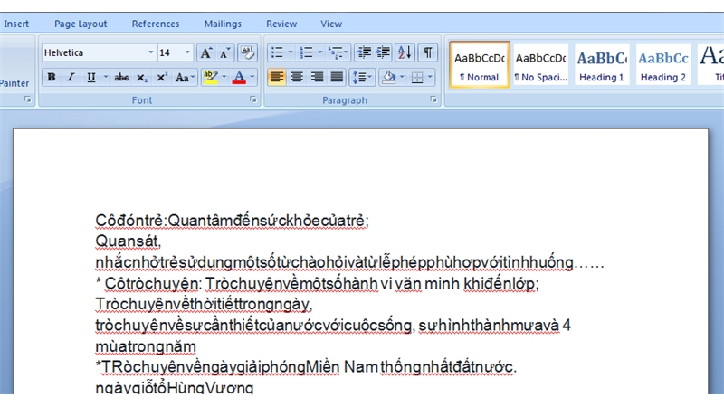 Cách sửa lỗi dính chữ trong Word (Ảnh 1)