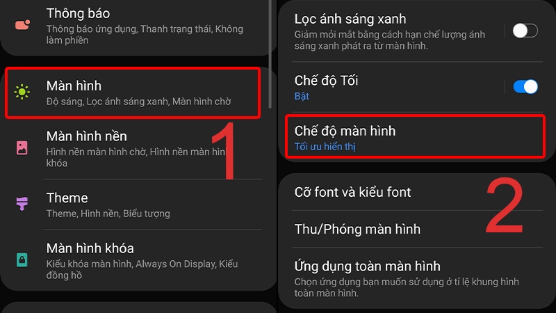 Màn hình điện thoại bị ám vàng (Ảnh 14)