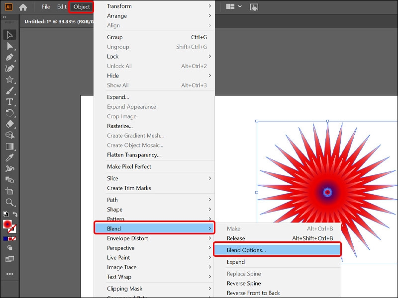 Hướng dẫn tạo bông hoa trong Adobe Illustrator