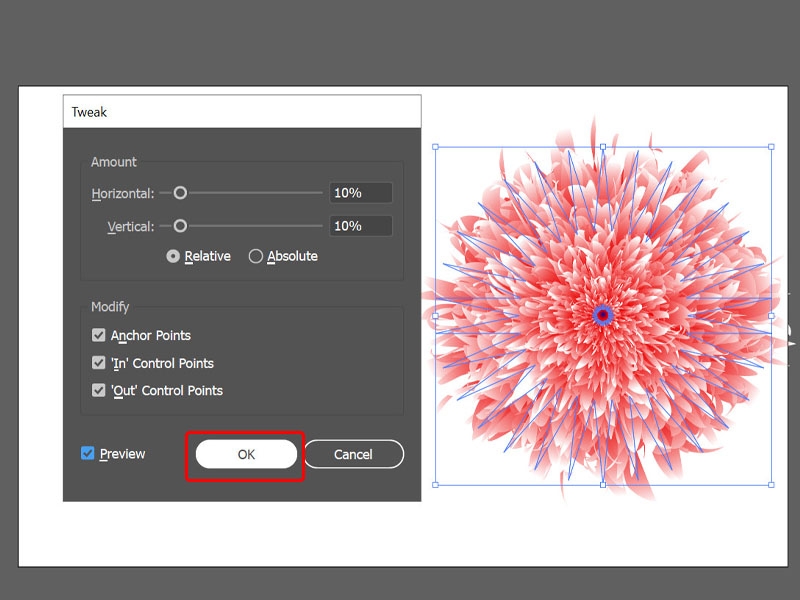 Hướng dẫn tạo bông hoa trong Adobe Illustrator