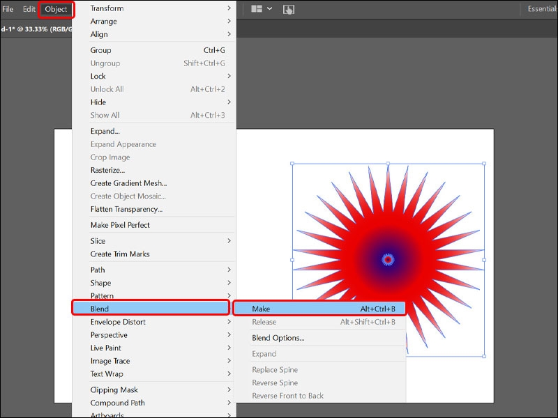 Hướng dẫn tạo bông hoa trong Adobe Illustrator