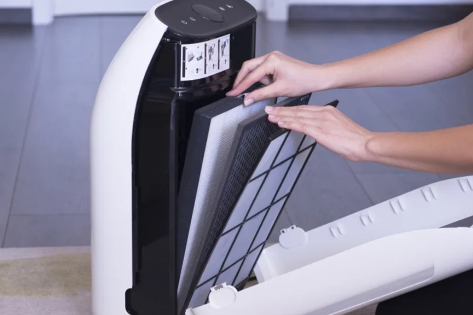 Thay bộ lọc của máy lọc không khí - Ảnh 01