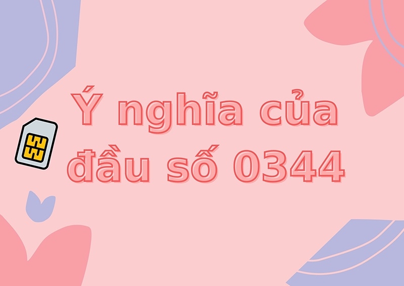 Khám phá ý nghĩa may mắn của đầu số 0344