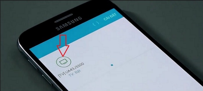 Chọn thiết bị muốn điều khiển