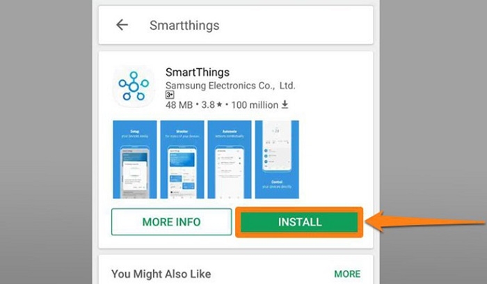 Tải ứng dụng SmartThings