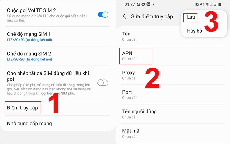 Không được đăng ký vào mạng (Ảnh 13)