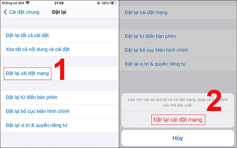 Không được đăng ký vào mạng (Ảnh 9)