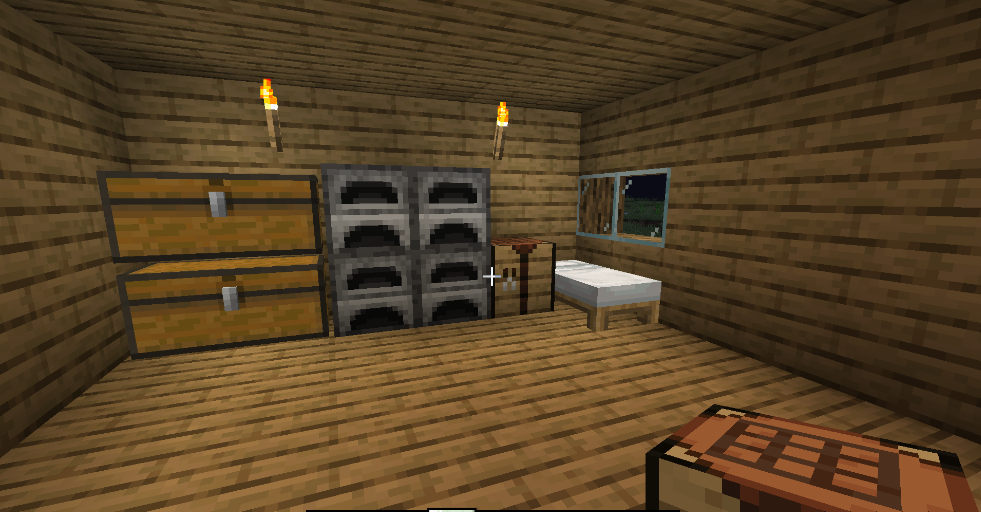 Các vật dụng cần thiết trong nhà Minecraft