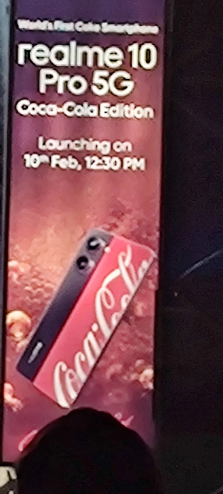 Teaser Realme 10 Pro Coca-cola (ảnh 2)