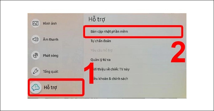 lỗi tìm kiếm bằng giọng nói tivi samsung 4