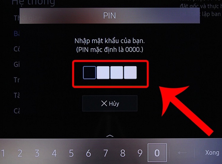 lỗi tìm kiếm bằng giọng nói tivi samsung 6