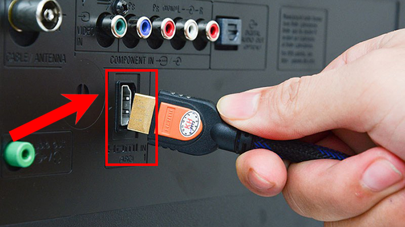 cách chiếu màn hình máy tính lên tivi