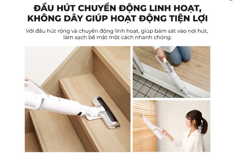 Máy hút bụi không dây IRIS OHYAMA IC-SLDC 8