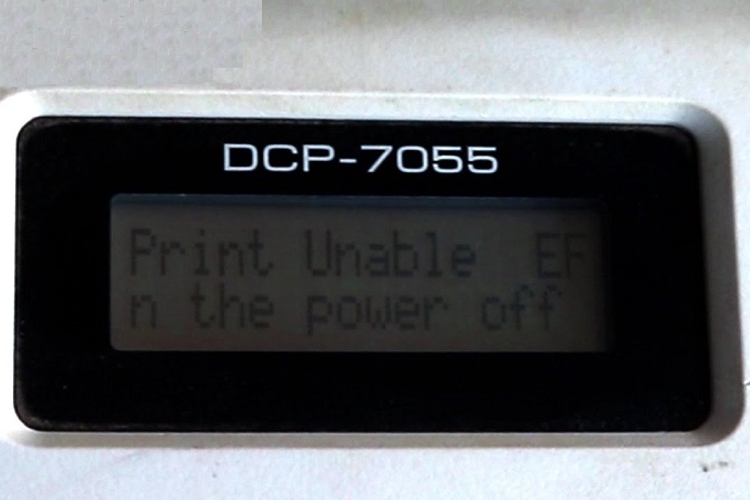 Khắc phục máy in Brother báo lỗi print unable 0b cực đơn giản