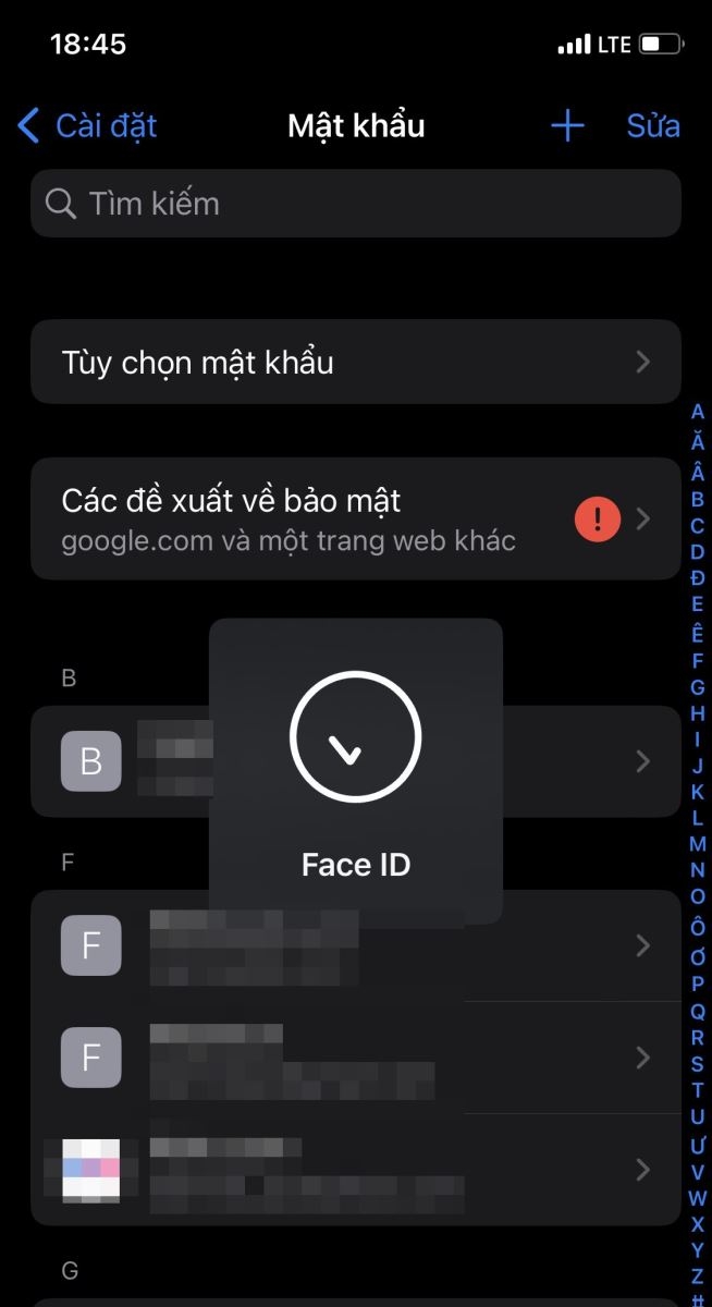 Bật mí cách xem mật khẩu đã lưu trên iPhone (2)